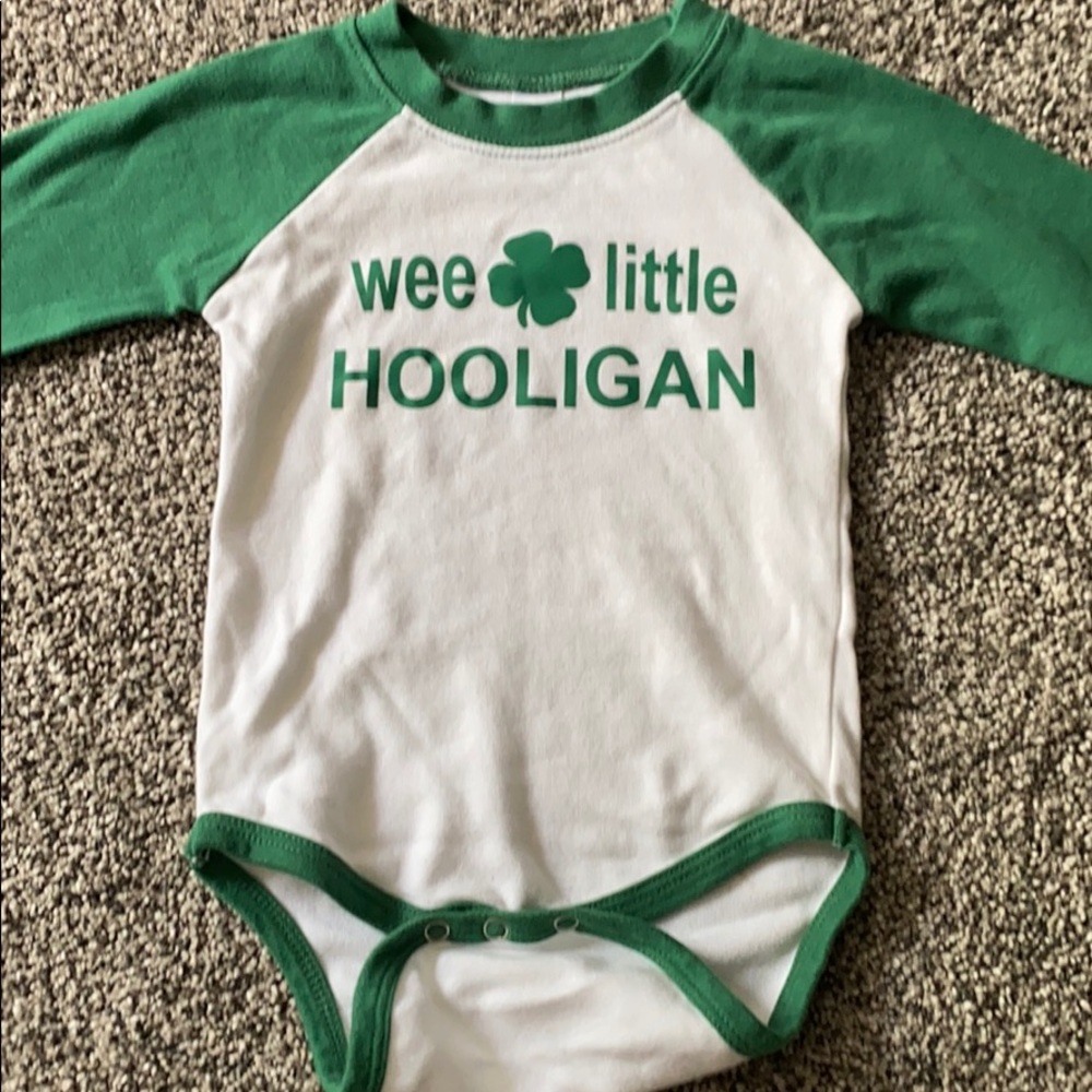 St Patrick’s day onesie
